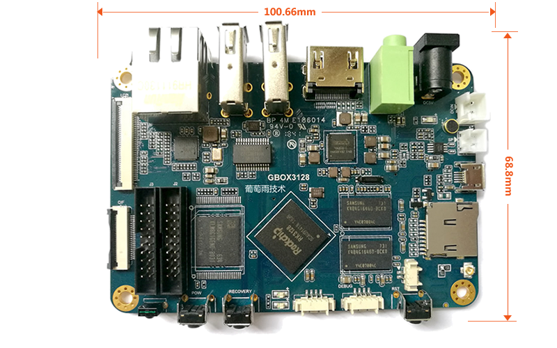 quad core single board computer size