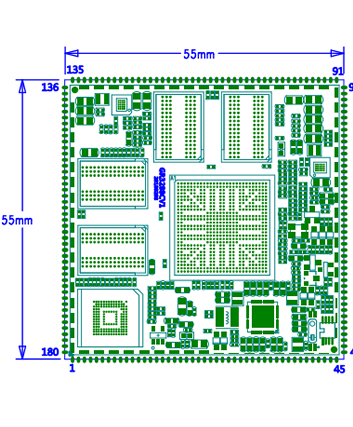 G3288 SOM Size and PINs