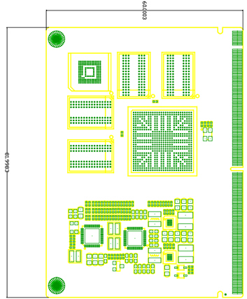 GR3288 SOM Size and PINs