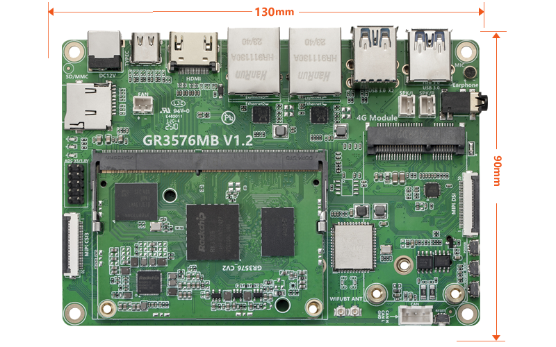 Development board size